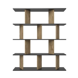 Hanah Home Grace Estantería Negro y Roble